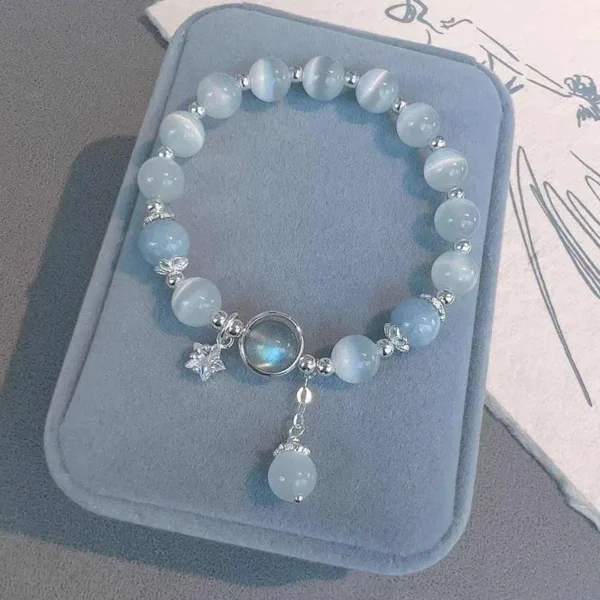 Moonstone Bracelet for Women Healing Gemstone Bracelet Moonstone Crystal Bracelet