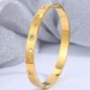 18k gold plated on 316L Stainless steel Antitarnish bracelet
