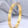 18k gold plated on 316L Stainless steel Antitarnish bracelet - Image 3