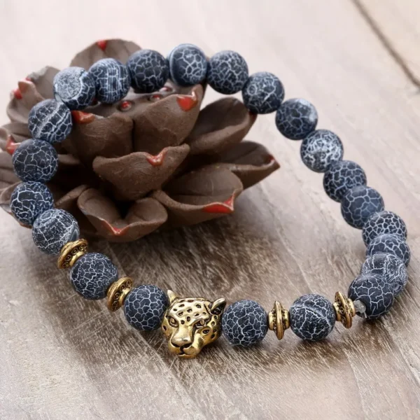 1st class Ethnic Style Geometric Animal Agate Men's Bracelets - Image 2