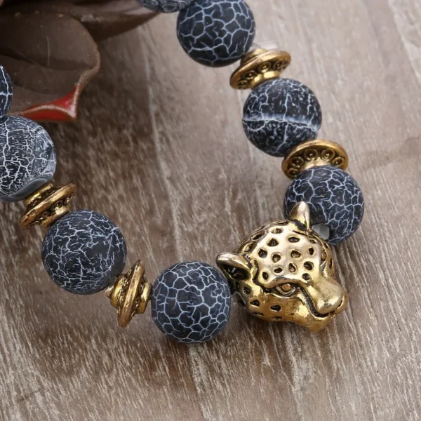 1st class Ethnic Style Geometric Animal Agate Men's Bracelets