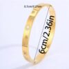 18k gold plated on 316L Stainless steel Antitarnish bracelet - Image 2