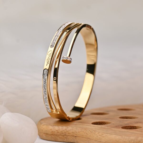 Cartier dupe Antitarnish 18k gold plated on 316L stainless steel - Image 2