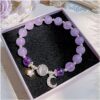 Star Cat's Eye purple Bracelet Female Ins Niche Design