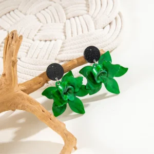 Vacation Bohemian Simple Style Flower Arylic Ear Studs