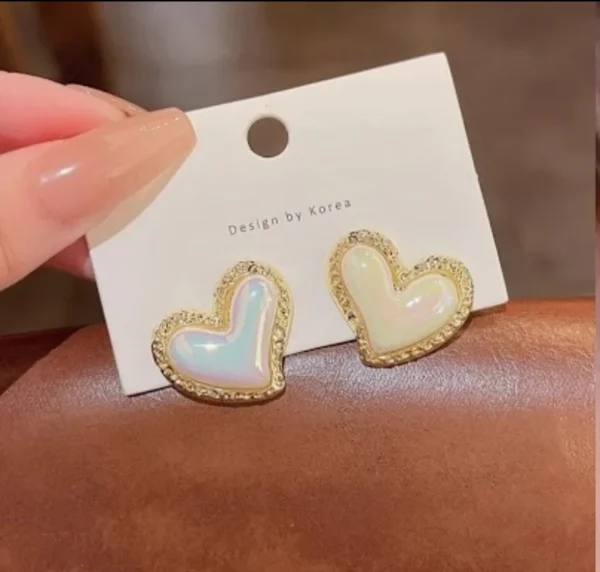 Heart shape princess stud - Image 4