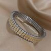 Unisex Anti tarnish/Wrap around Inter-Plane 18k gold on stainless steel Bracelet - Image 3
