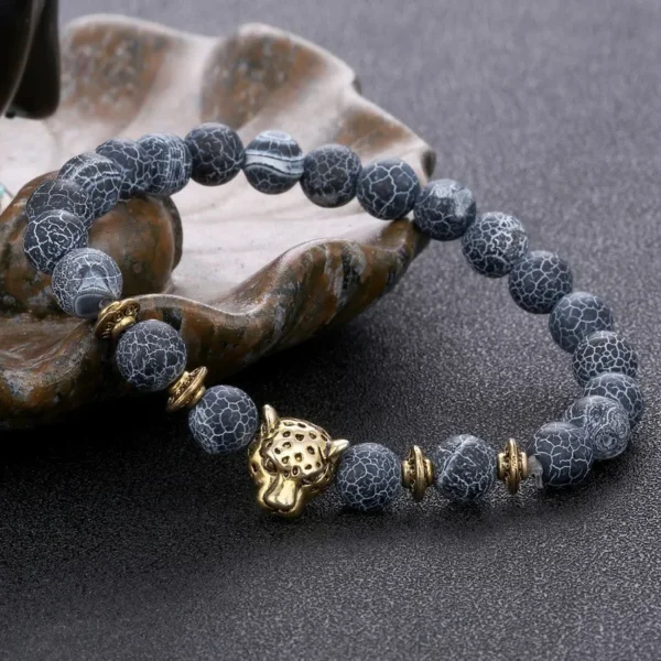 1st class Ethnic Style Geometric Animal Agate Men's Bracelets - Image 4