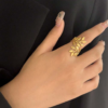 18k gold plated Antitarnish open ring