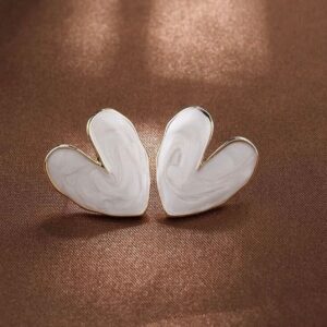 White heart enamel