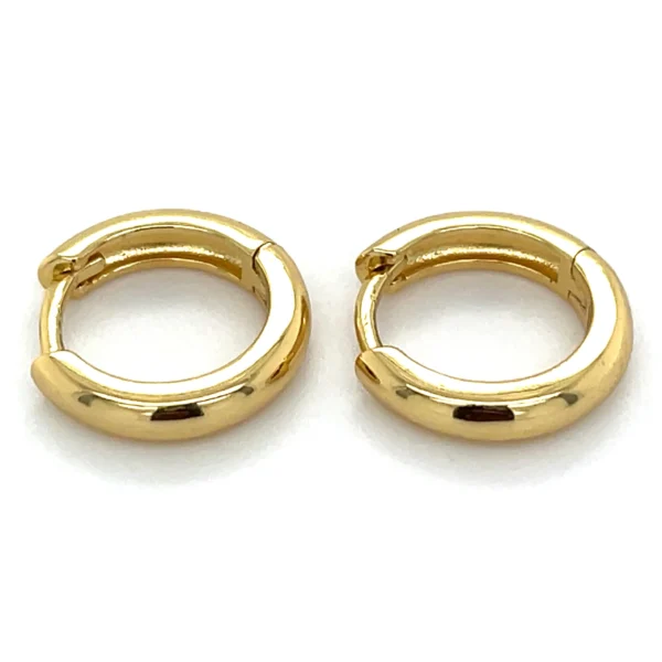 Circle mini hoops 18K Gold on 316L Stainless steel Antitarnish