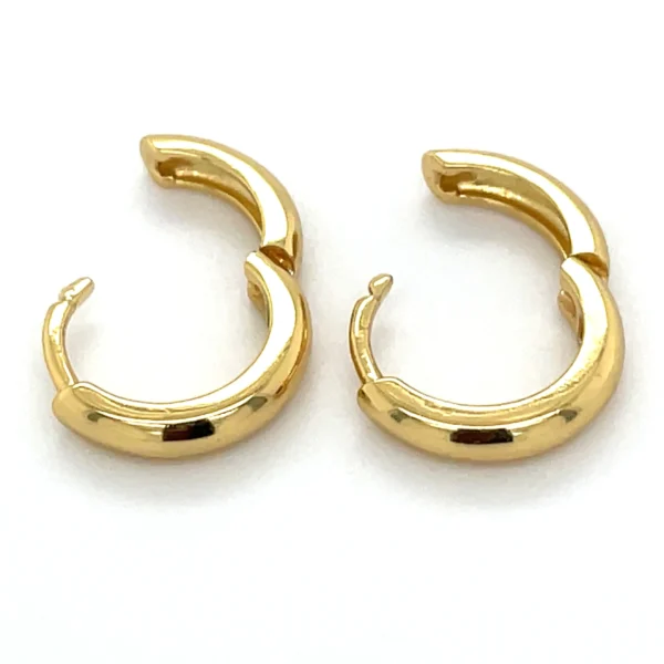 Circle mini hoops 18K Gold on 316L Stainless steel Antitarnish - Image 3