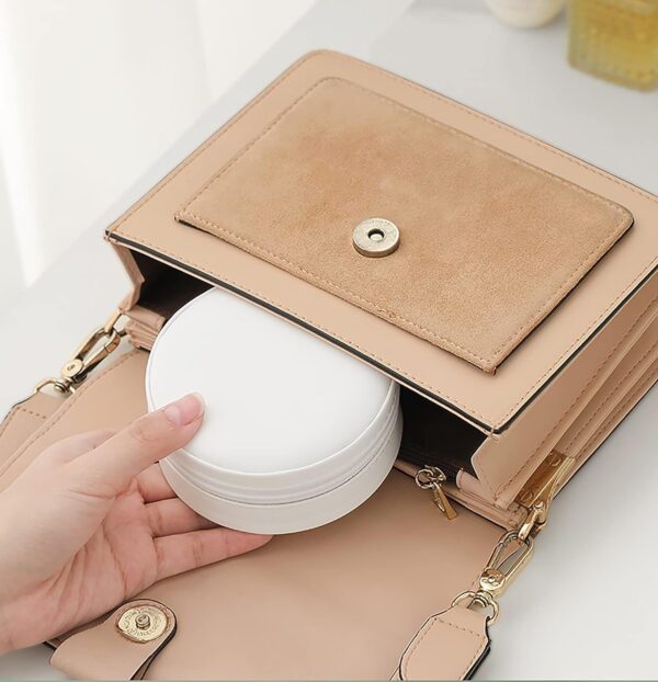 Round Jewellery Box White - Image 3