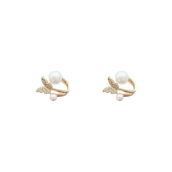 Mermaid butterfly two side earring - Image 6