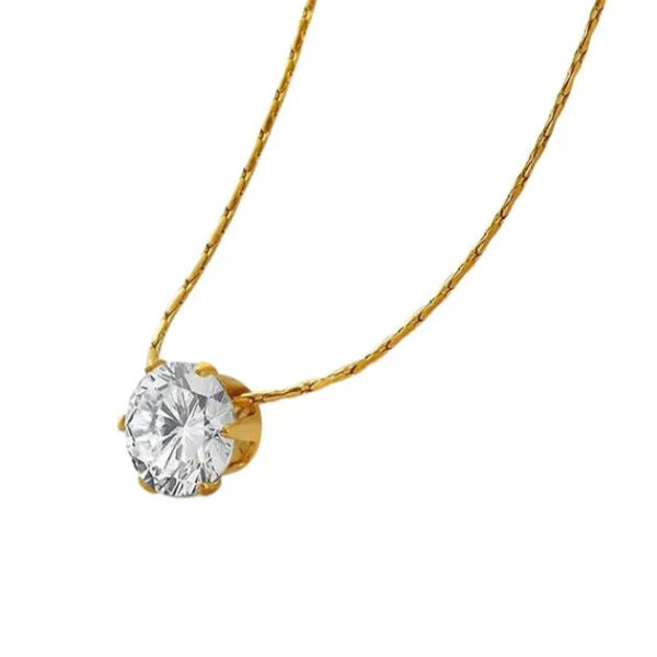 18k gold plated on 316L stainless steel dainty necklace - Image 4