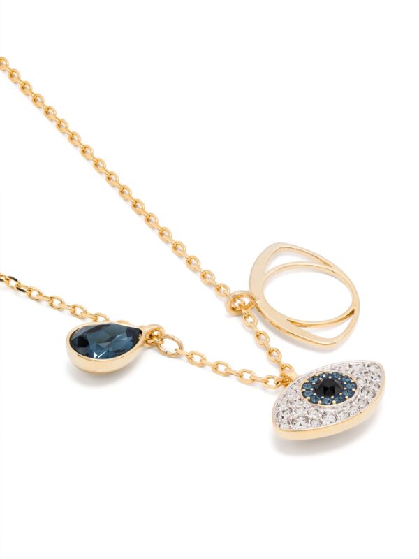 18k gold plated on 316L stainless steel small evil eye pendant necklace (Copy) - Image 5