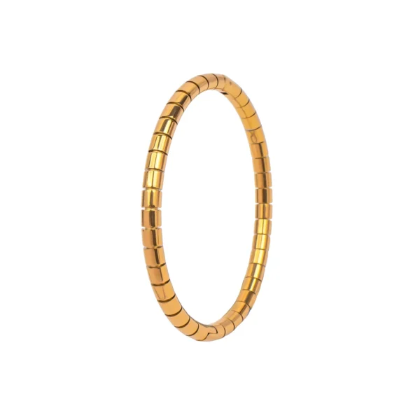 18k gold plated on 316L stainless steel charmer subtle openable bracelet - Image 6