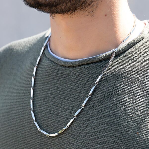 Men’s AntiTarnish stainless steel Chain 22'inch - Image 2