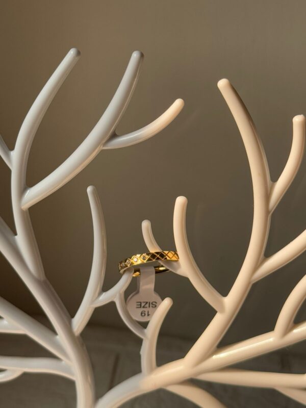 18k gold plated on stainless steel minimal ring waterproof(1)