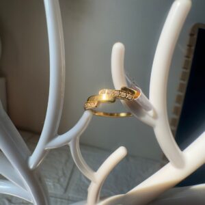 18k gold plated on stainless steel minimal ring waterproof(2)