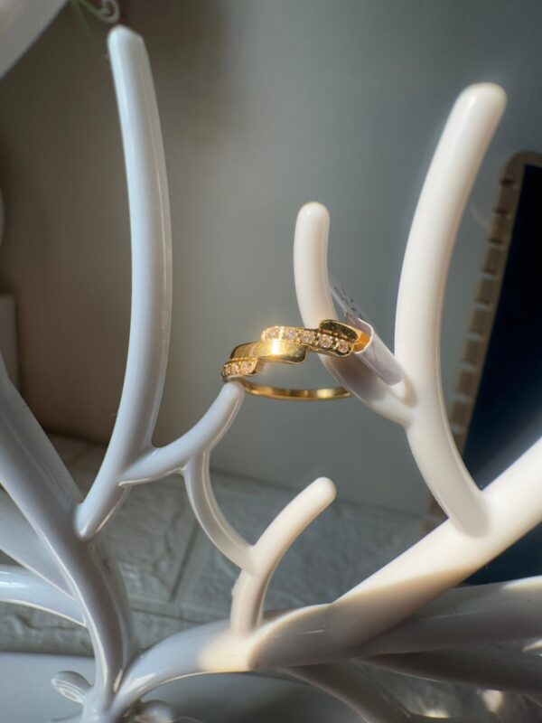 18k gold plated on stainless steel minimal ring waterproof(2)