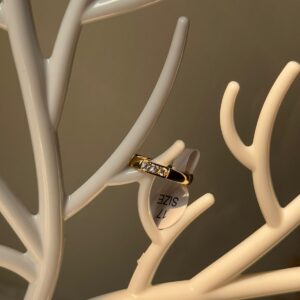 18k gold plated on stainless steel minimal ring waterproof(3)