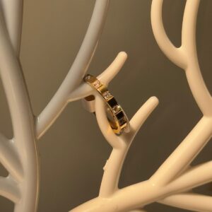18k gold plated on stainless steel minimal ring waterproof(5)