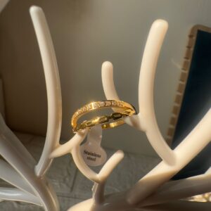 18k gold plated on stainless steel minimal ring waterproof(8)