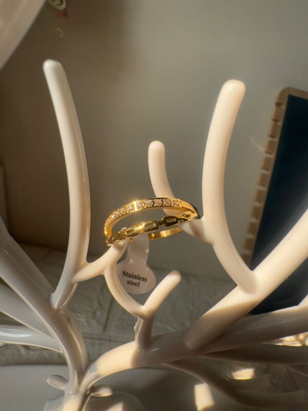 18k gold plated on stainless steel minimal ring waterproof(8)