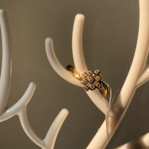 18k gold plated on stainless steel minimal ring waterproof(15)