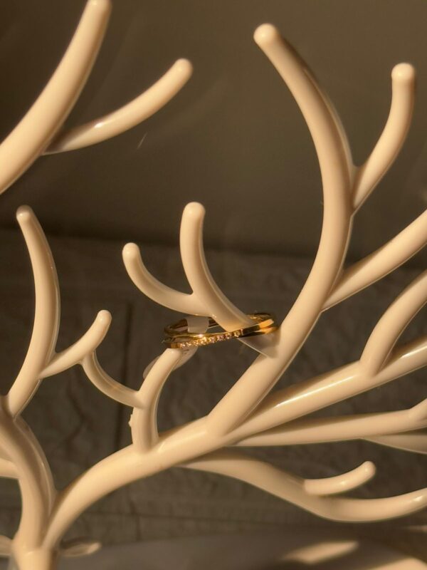 18k gold plated on stainless steel minimal ring waterproof(18)