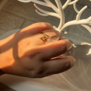18k gold plated on stainless steel minimal ring waterproof(19)