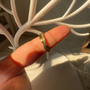 18k gold plated on stainless steel minimal ring waterproof(21)