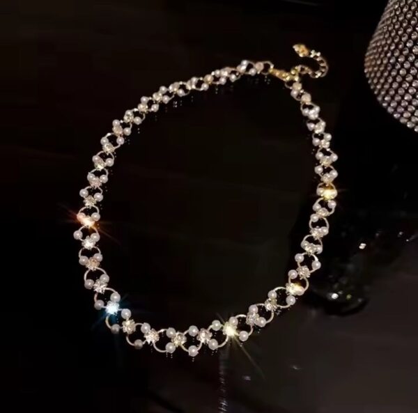 Full shine stone choker necklace for kids/ adults - Image 2