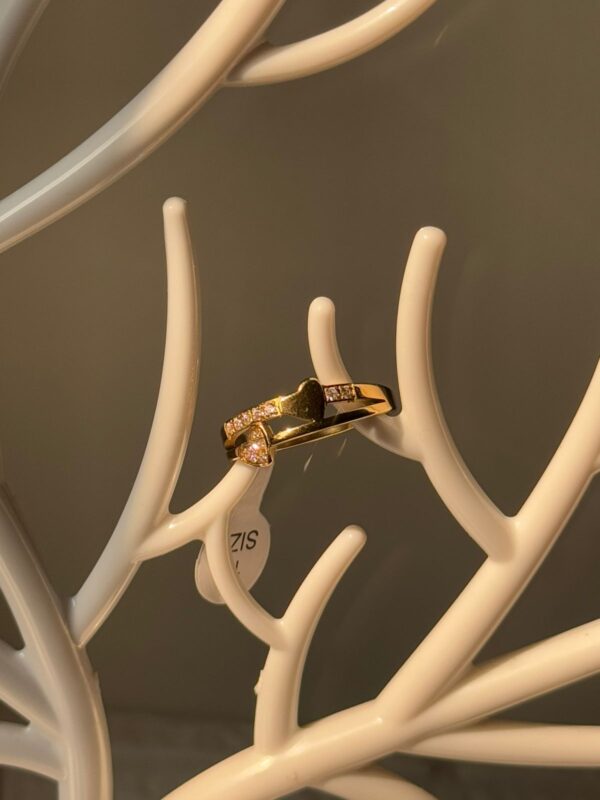 18k gold plated on stainless steel minimal ring waterproof(6) - Image 2