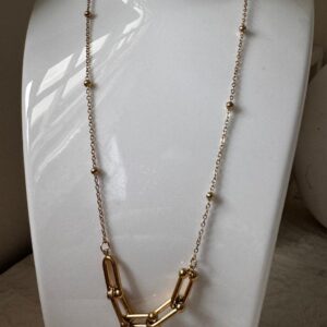18k gold plated on Stainless Steel Anti Tarnish Tiffany inspired necklace