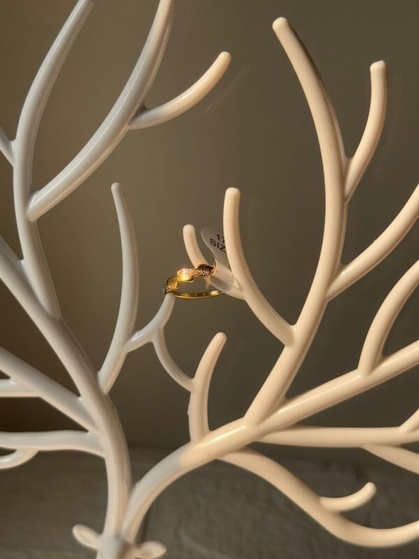 18k gold plated on stainless steel minimal ring waterproof(2) - Image 3