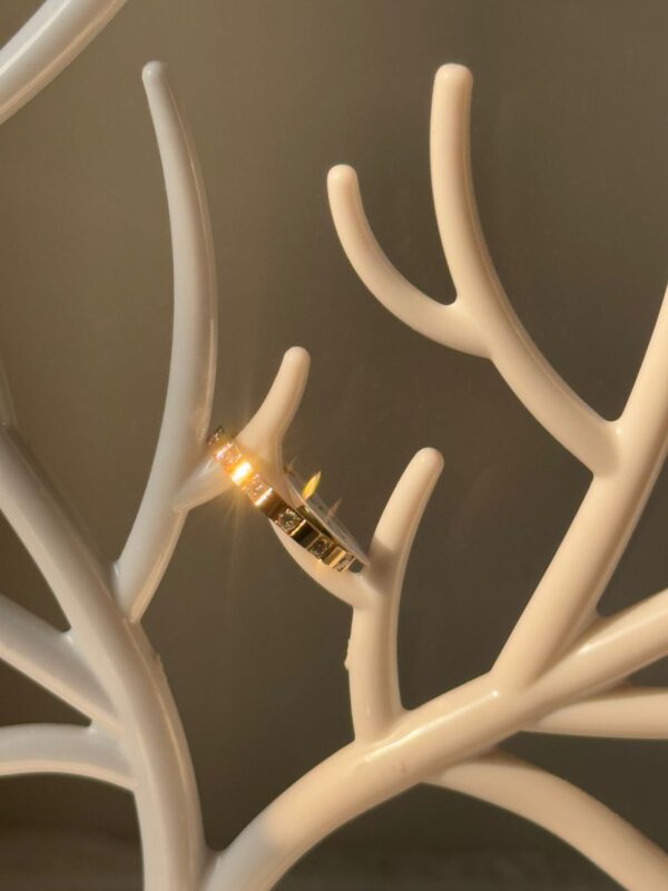18k gold plated on stainless steel minimal ring waterproof(5) - Image 3