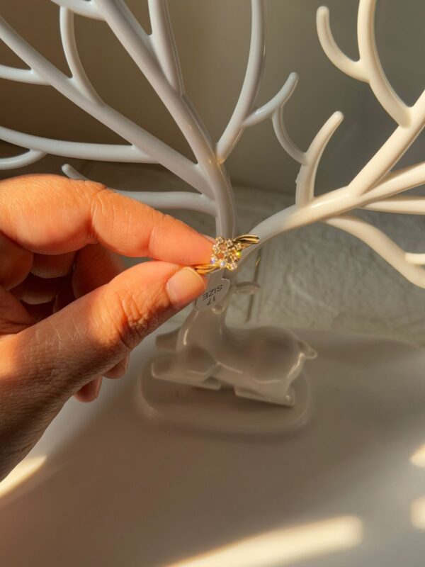 18k gold plated on stainless steel minimal ring waterproof(15) - Image 3