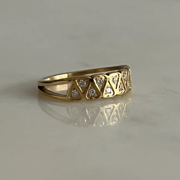 18k gold plated on stainless steel minimal ring waterproof(17)