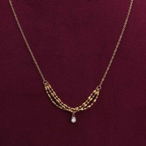 Vintage vibe kundan 18K gold plated on Stainless Steel Anti Tarnish necklace