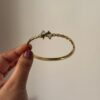 Butterfly minimal 18k gold plated on Stainless Steel anti tarnish bracelet - Image 5