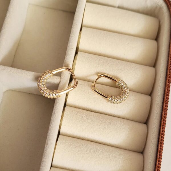 Semi anti tarnish quality polished Rose gold brass hoops(MODEL 1)