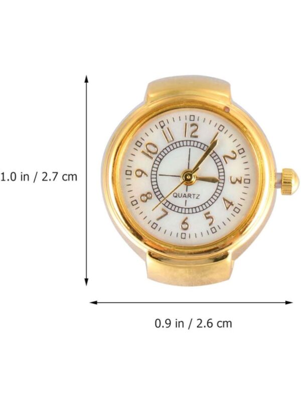 Antitarnish White ring watch stretchable - Image 7