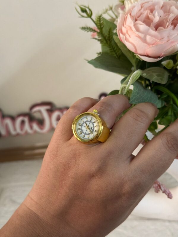 Antitarnish White ring watch stretchable - Image 5