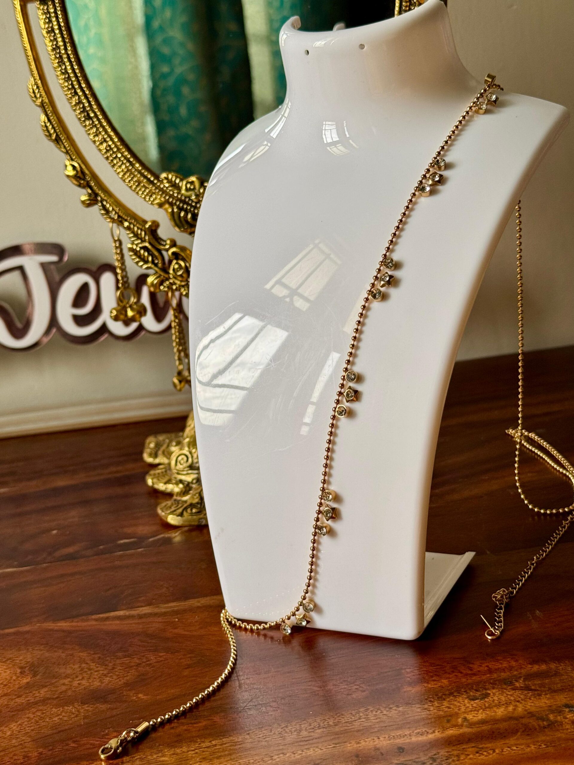 Waist/ Hip chain 18k gold plated on Stainless Steel Antitarnish (model 1) - Image 2