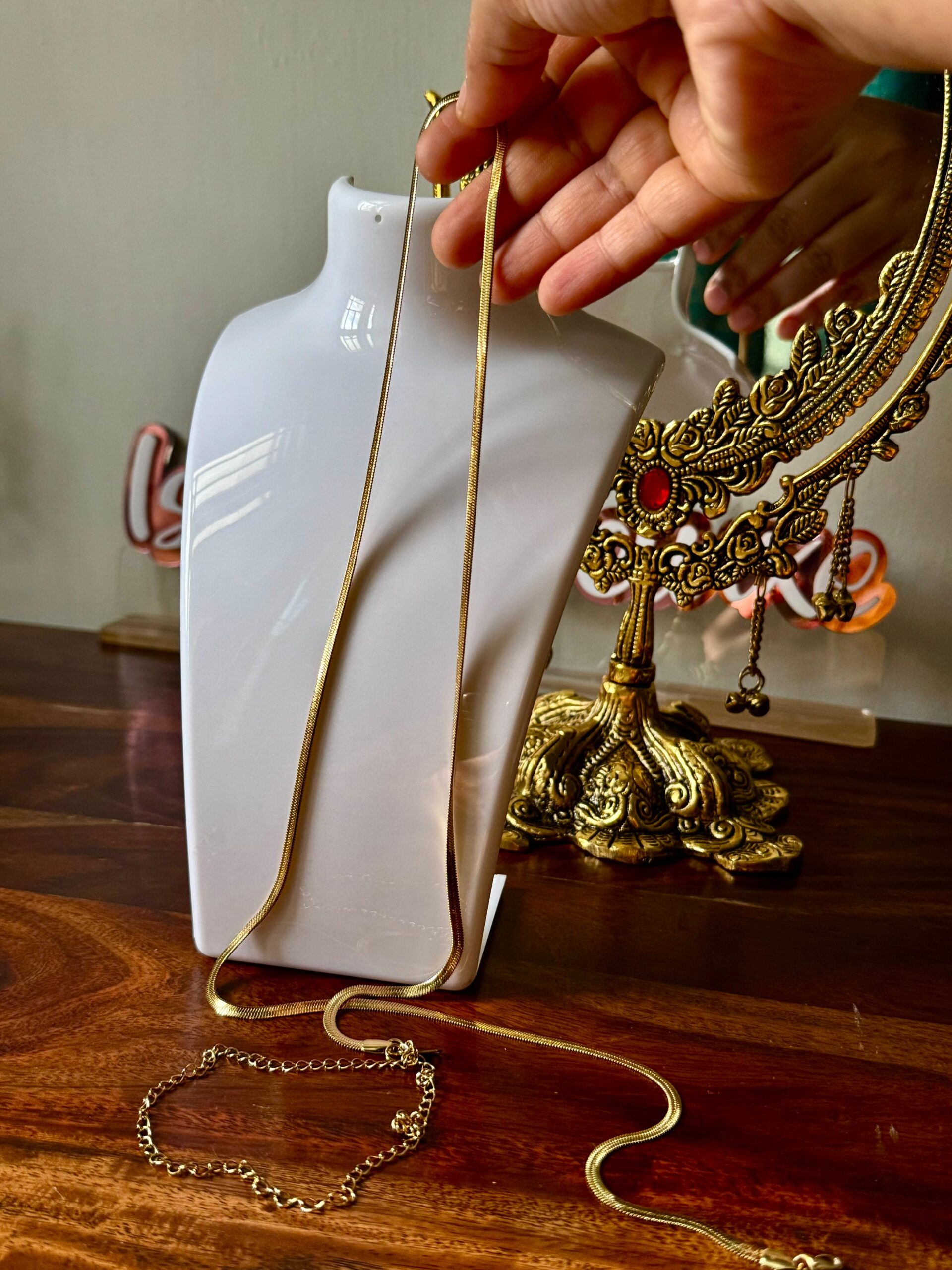 Waist/ Hip chain 18k gold plated on Stainless Steel Antitarnish (model 2) - Image 2