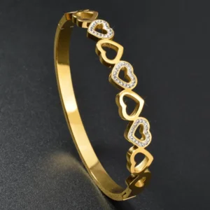 Modern love bracelet 18k gold plated on Stainless Steel anti tarnish bracelet