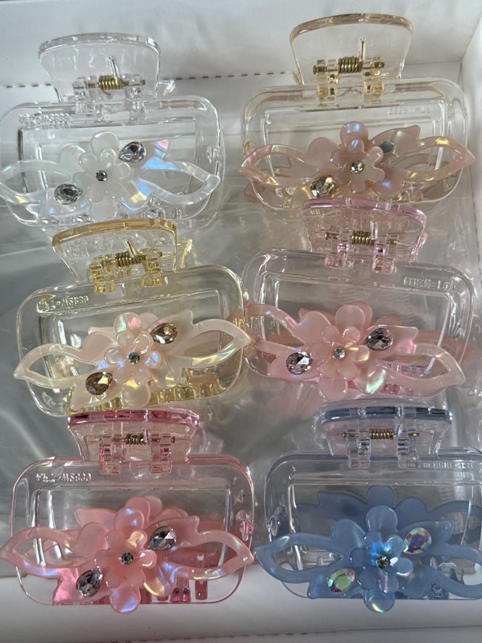 Premium Korean XL Stone claw clips (single piece)