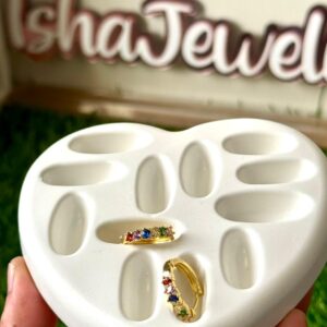 Multicolour Hoops Antitarnish 18k Gold plated on stainless steel